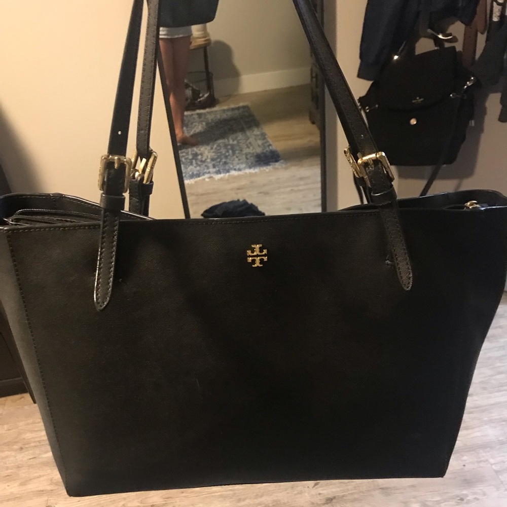 Large tory burch tote bag